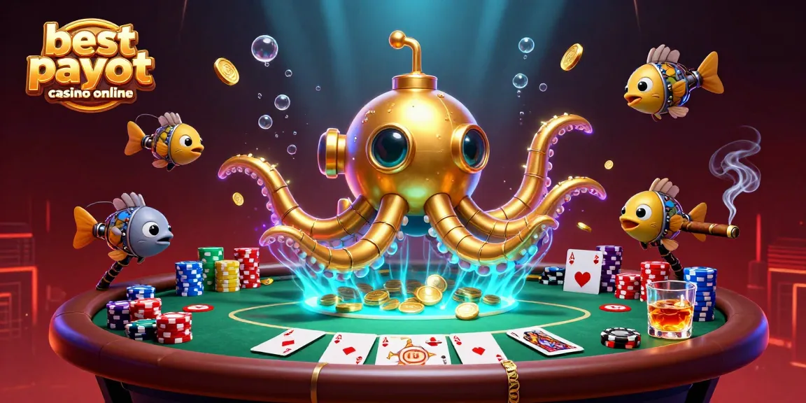 Experience thrilling moments at the best payout casino online with a vibrant 3D illustration of poker action.