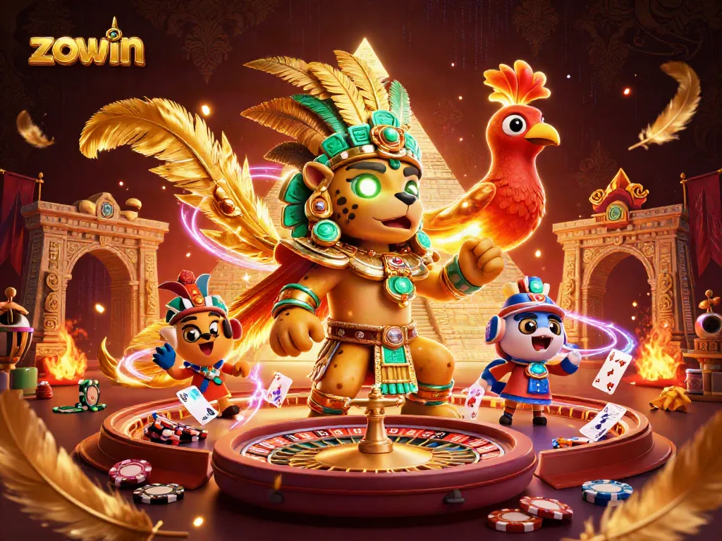 Zowin creates thrilling casino experiences with Mayan themes and vibrant gaming elements.