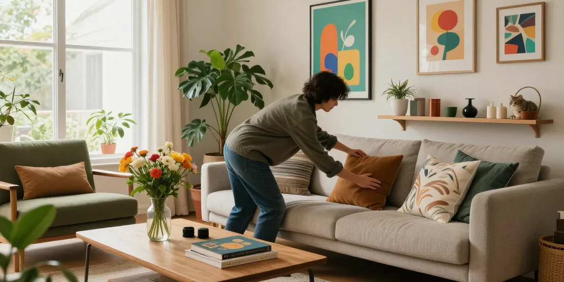 Captivating home design scene featuring cozy living room decor and interior arrangements at https://themeroomideas.com.